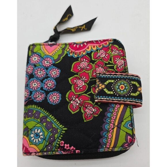 Vera Bradley Large Floral Print Handbag & Wallet Set - Picture 6 of 11